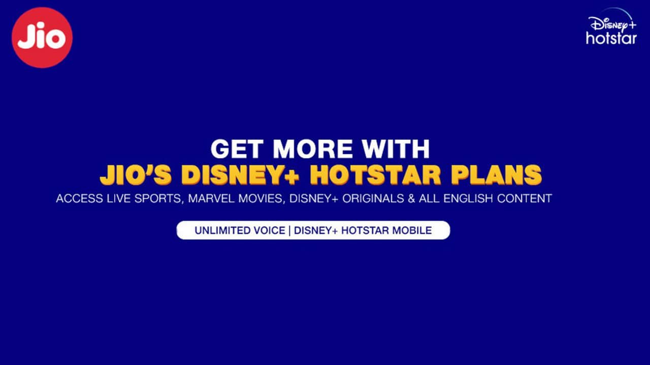 Reliance Jio Disney Plus Hotstar Packs