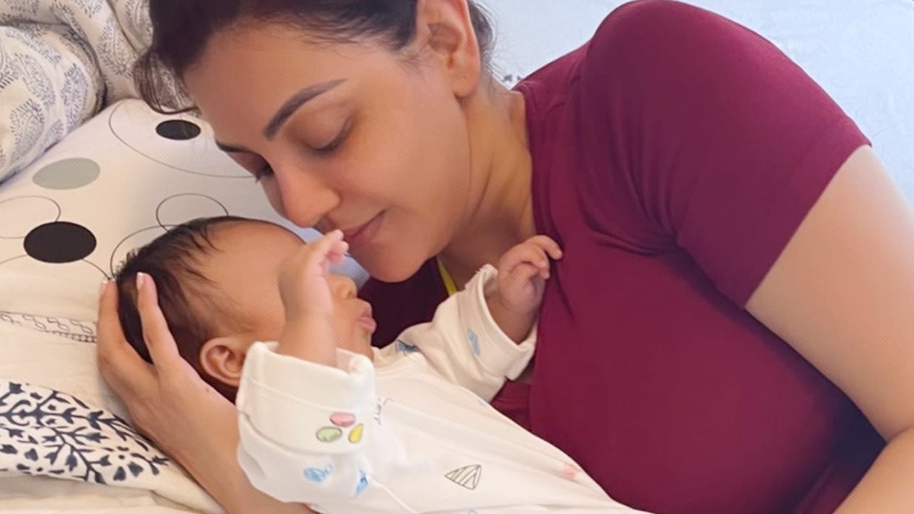 Kajal Aggarwal Shares Picture Of Son Neil Kitchlu