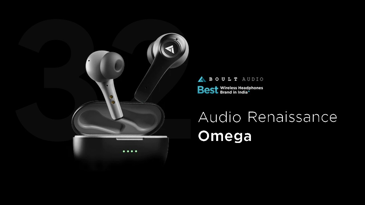 Boult Omega Earbuds With 32 Hours Of Battery Life
