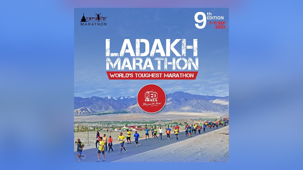 R E D F M Association With Ladakh Marathon 2022