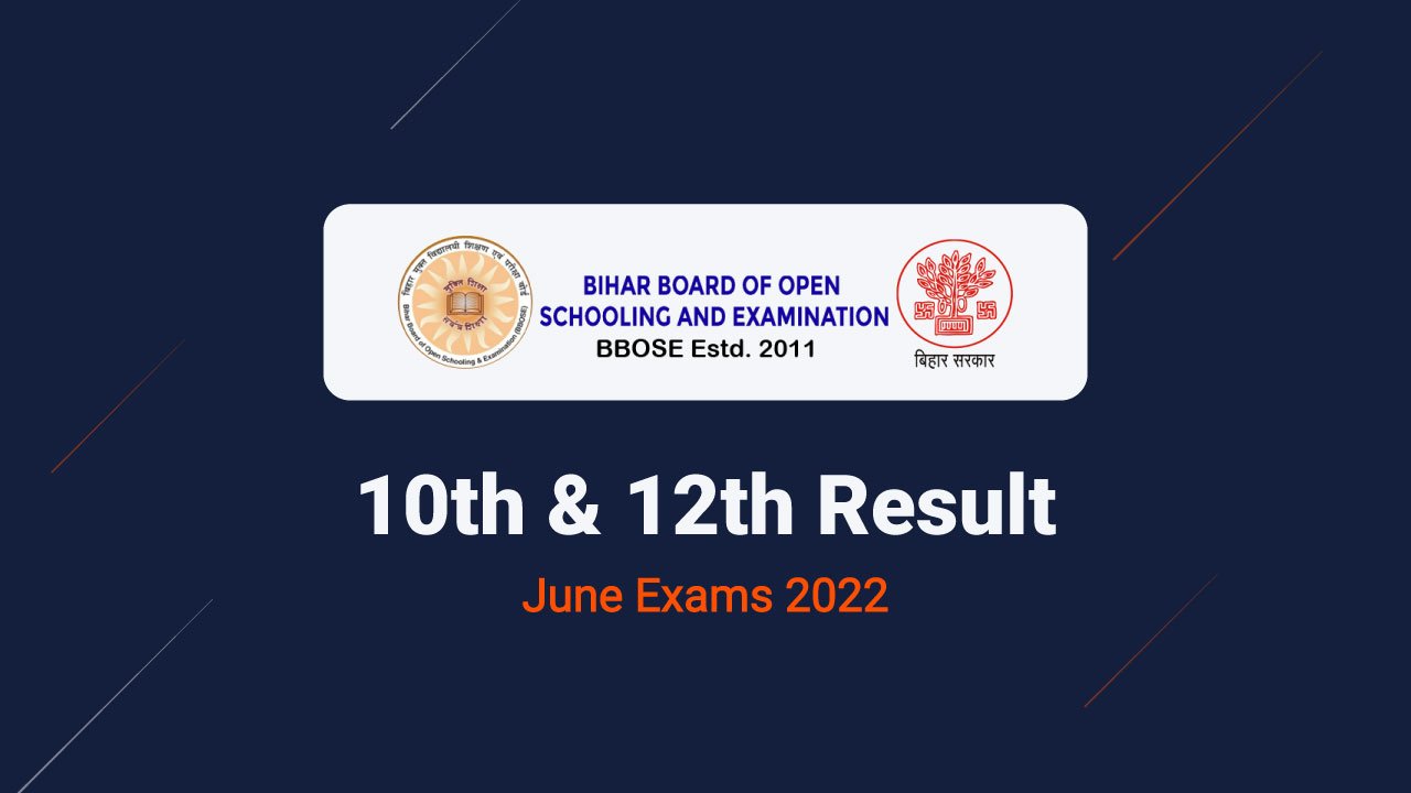 Bihar B B O S E Result 2022