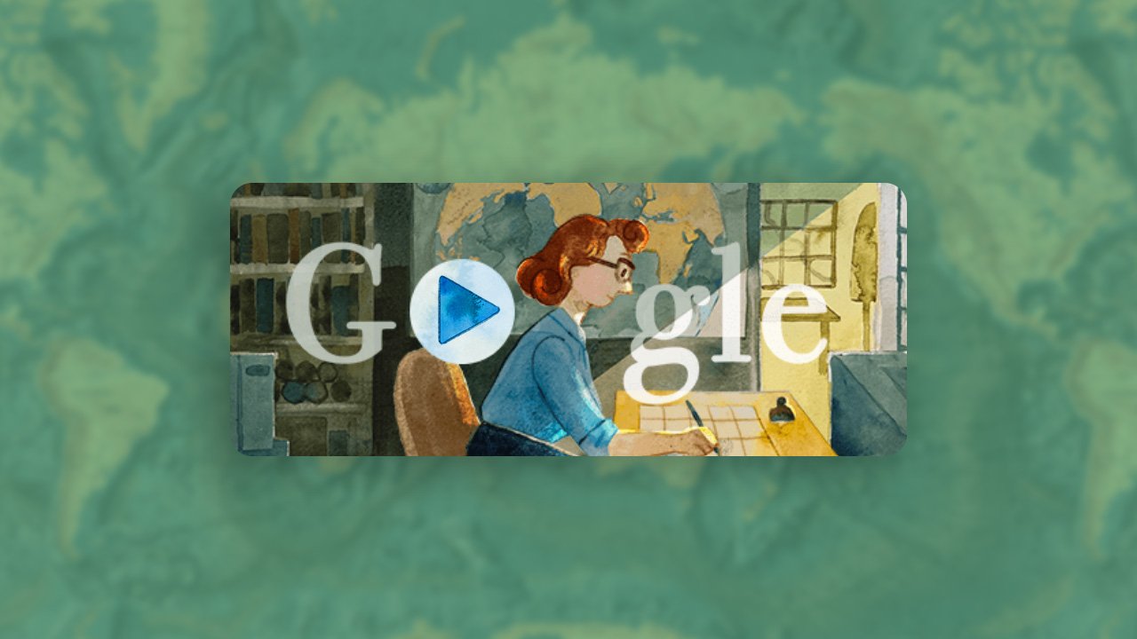 Google Doodle On American Geologist Marie Tharp