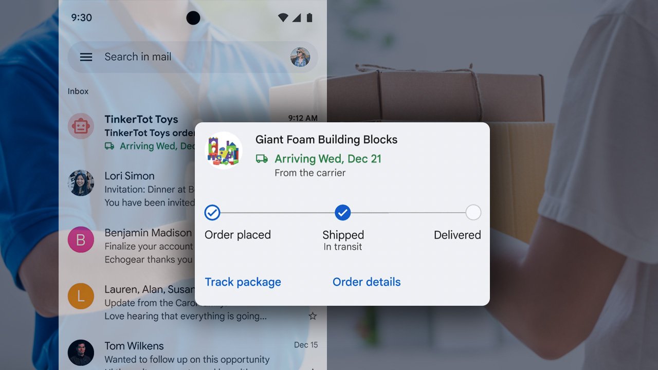 Google To Allow Package Tracking From Gmail Inbox