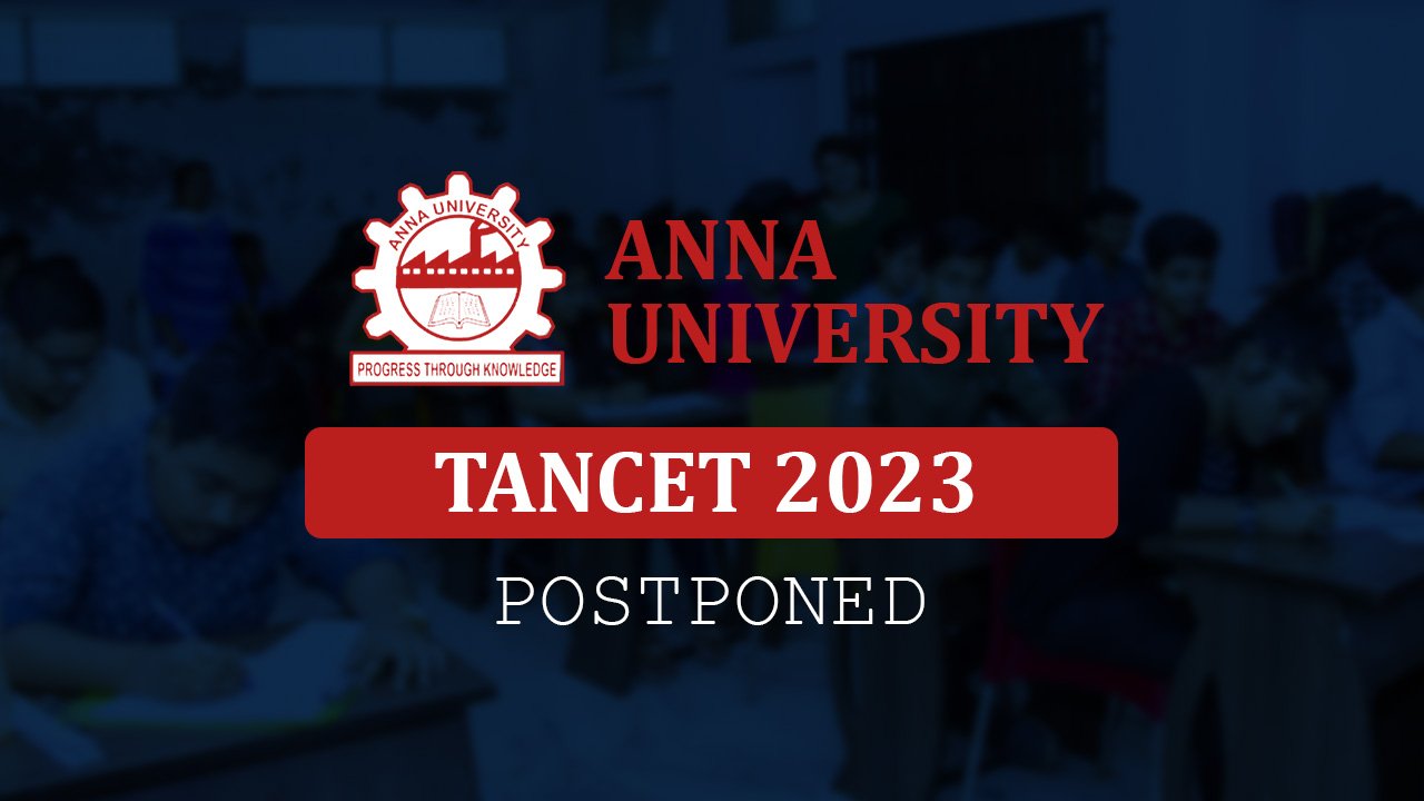 T A N C E T 2023 New Exam Date