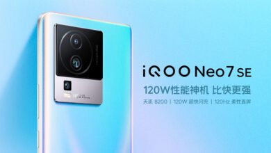 I Q O O Neo 7 S E Launched In China