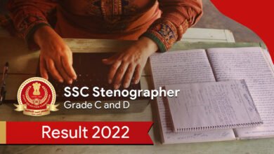 S S C Stenographer Grade C And D Result 2022